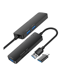 HUB USB-C -5 IN 1- CARD READER