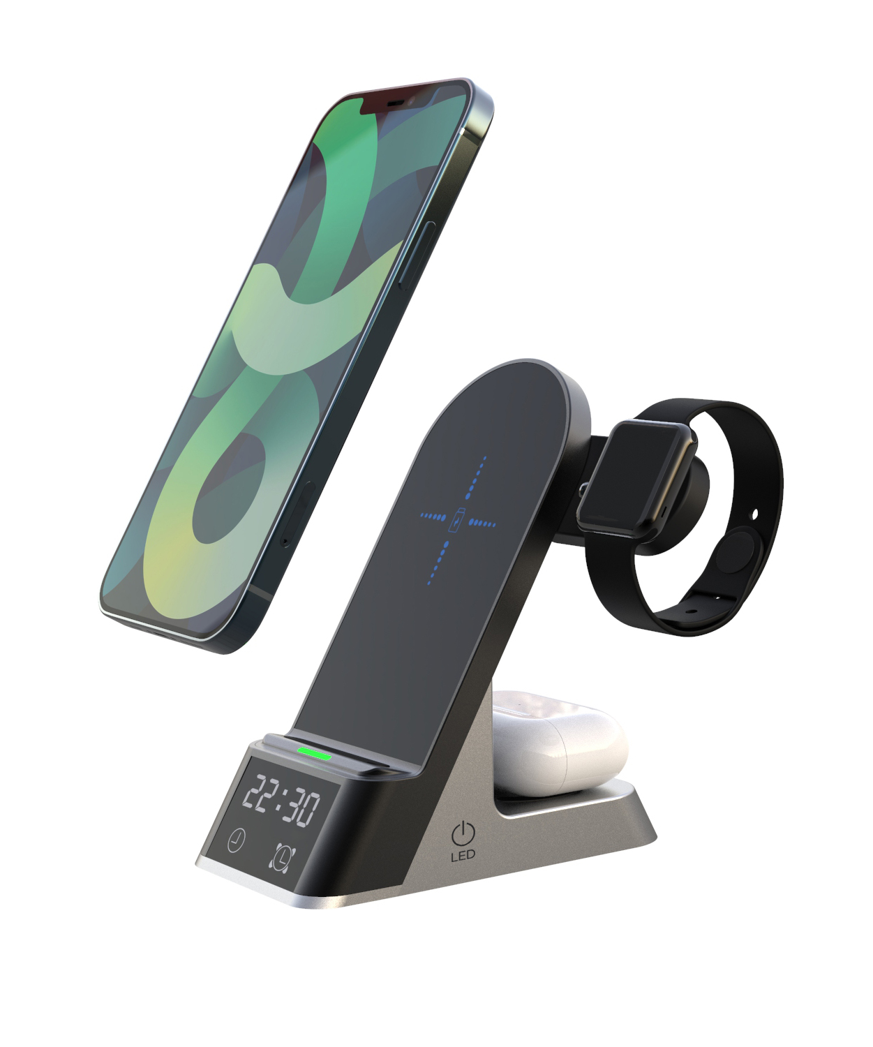 3 in 1 Fast Wireless Charger 15W